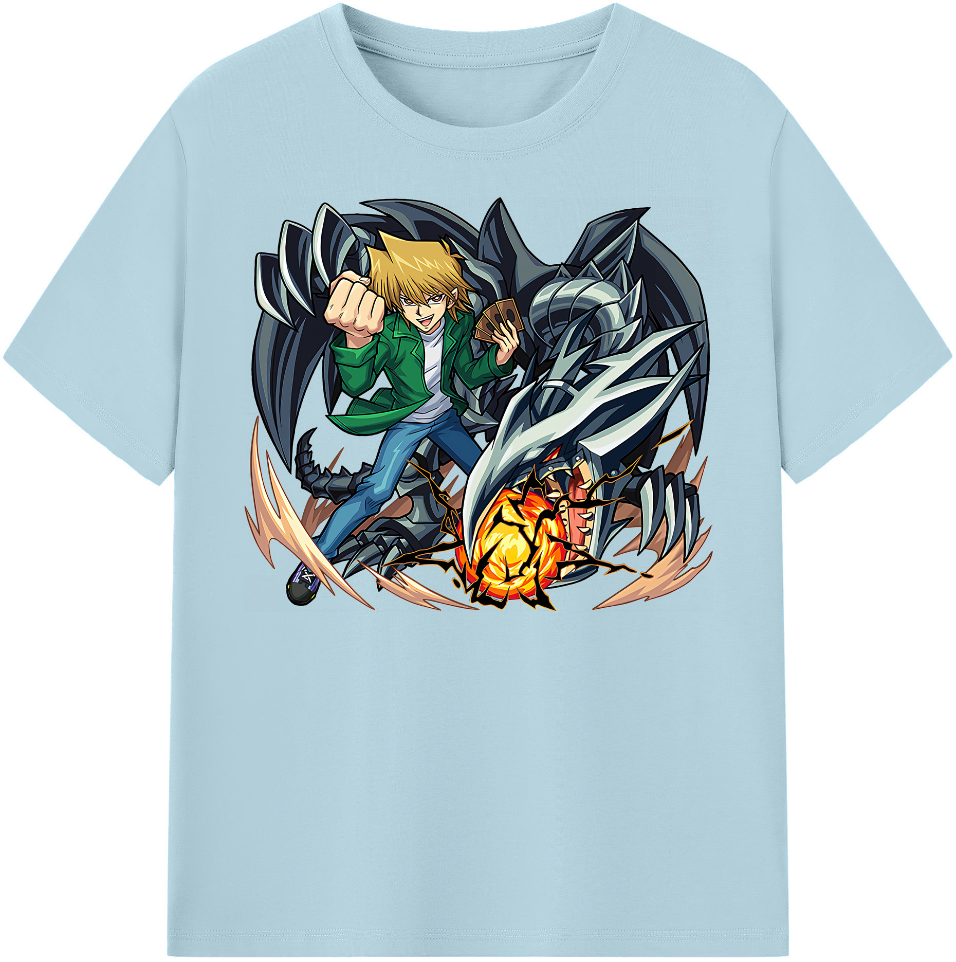 （画像用） 遊☆戯☆王 Yu-Gi-Oh! 綿100％半袖Tシャツ（フロントプリント）